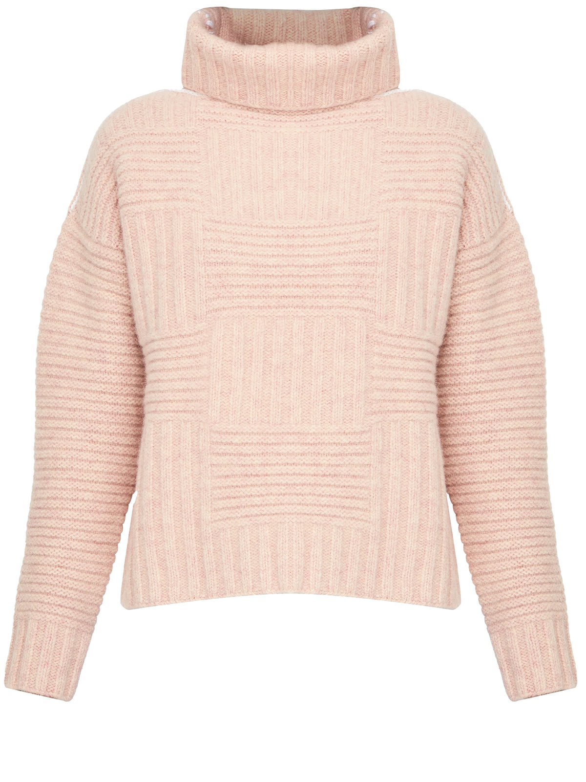 Bottega Veneta Women's Wool Turtleneck Sweater in Pink