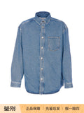 Loewe Men's Anagram Shirt in Blue