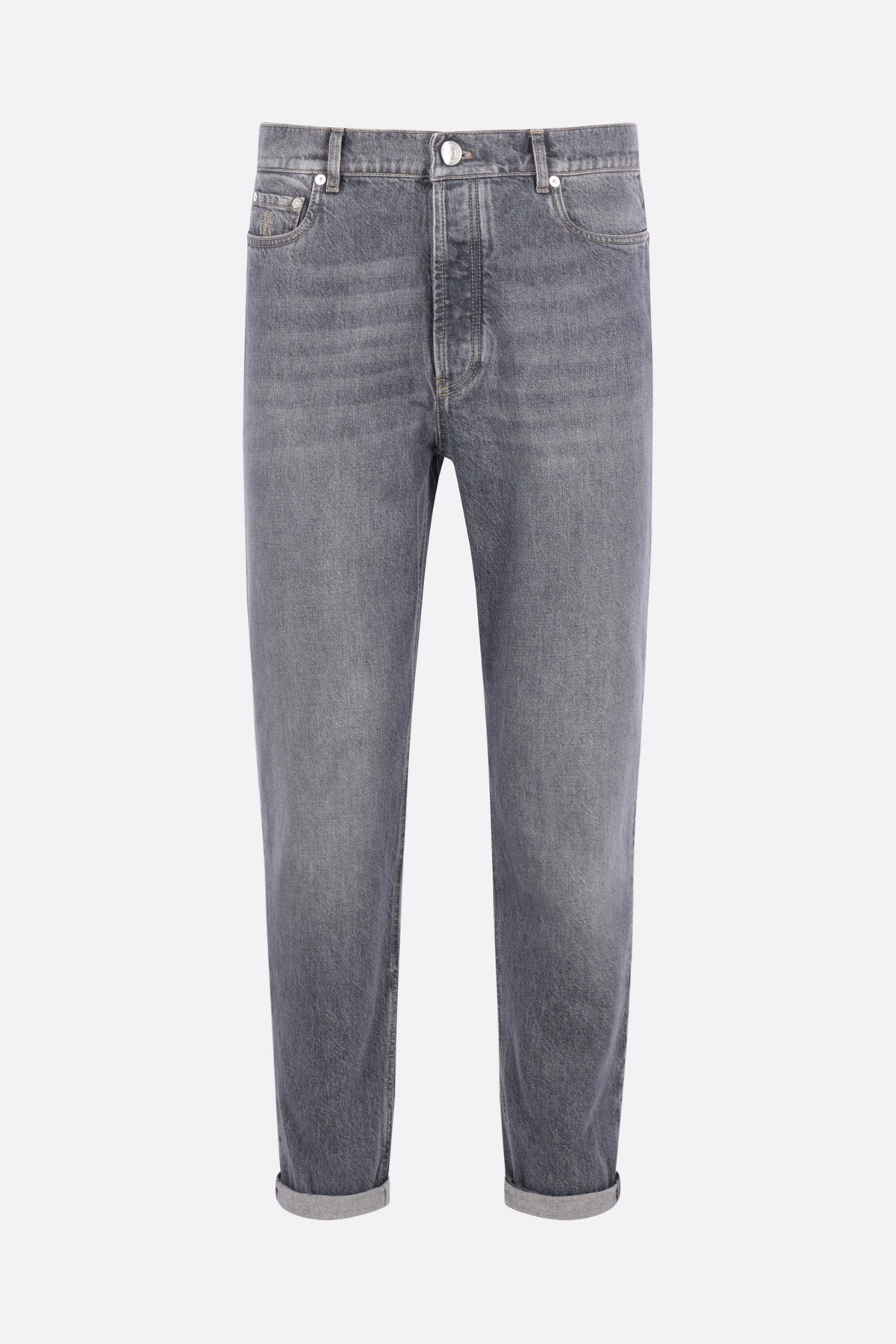 Brunello Cucinelli Men's Jeans in Grey