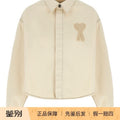 Ami Paris Women's Ami Fsh168de0039136 Coat in White