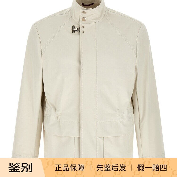 Brunello Cucinelli Men's Jacket in White
