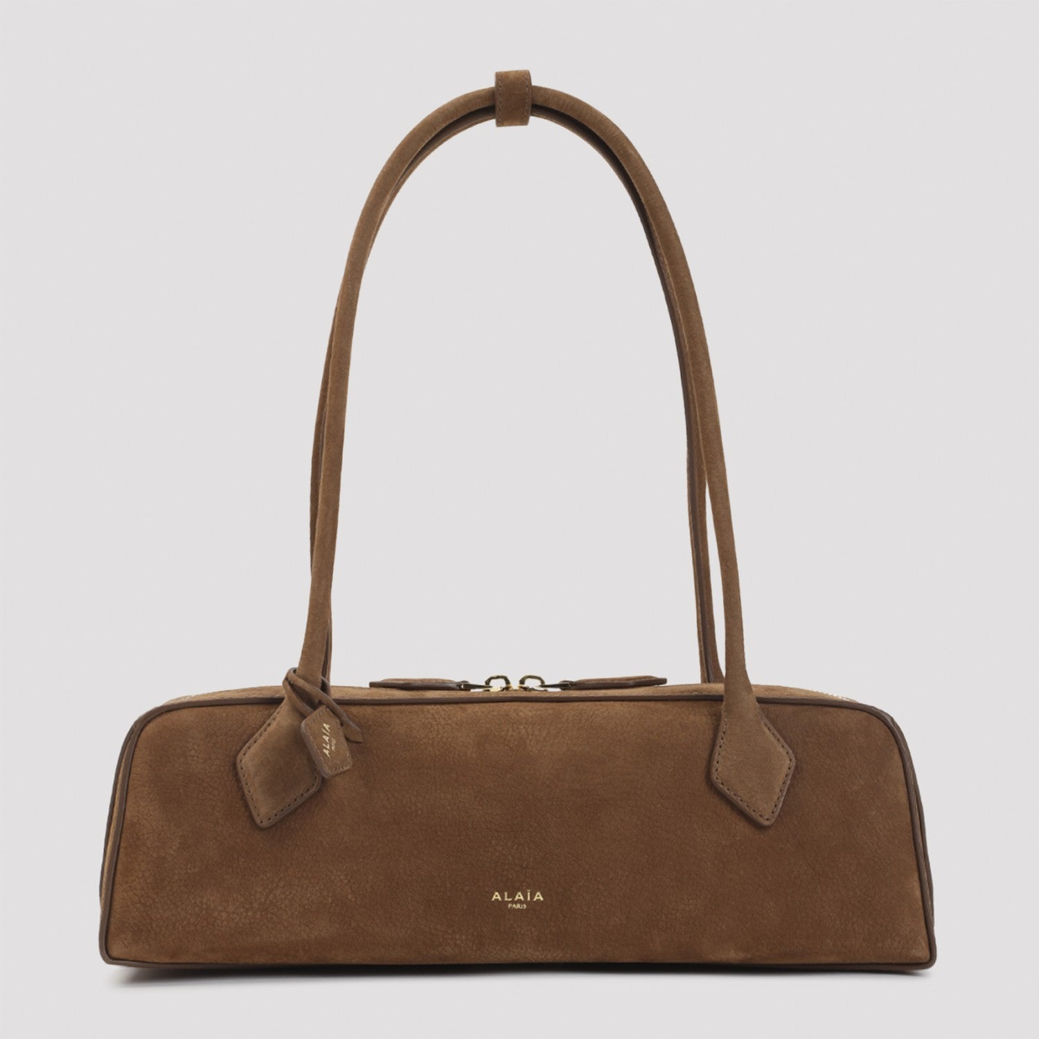 Alaia Women's Teckel Medium Shoulder Bag in Brown