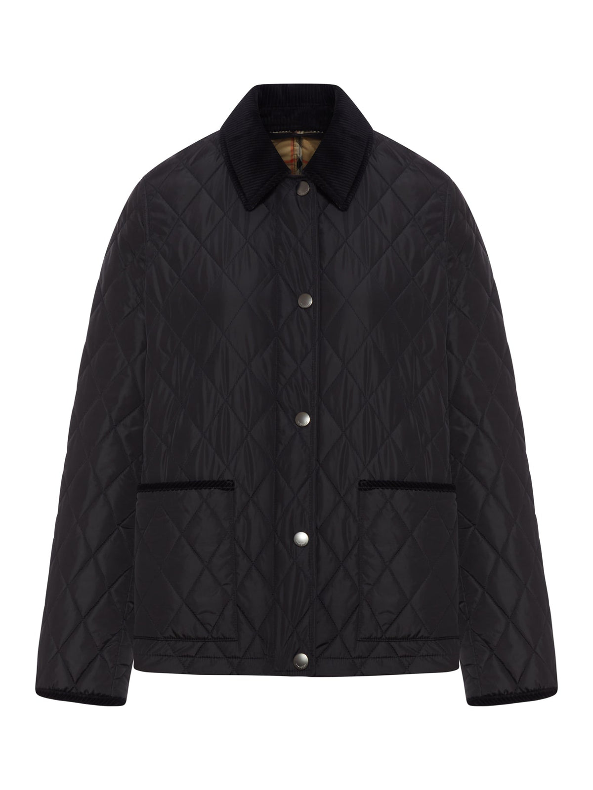 Burberry Women's NYLON QUILTED JACKET in Black