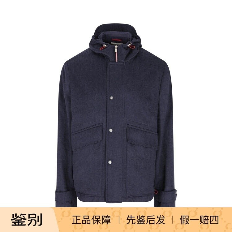 Brunello Cucinelli Men's Jacket in Blue
