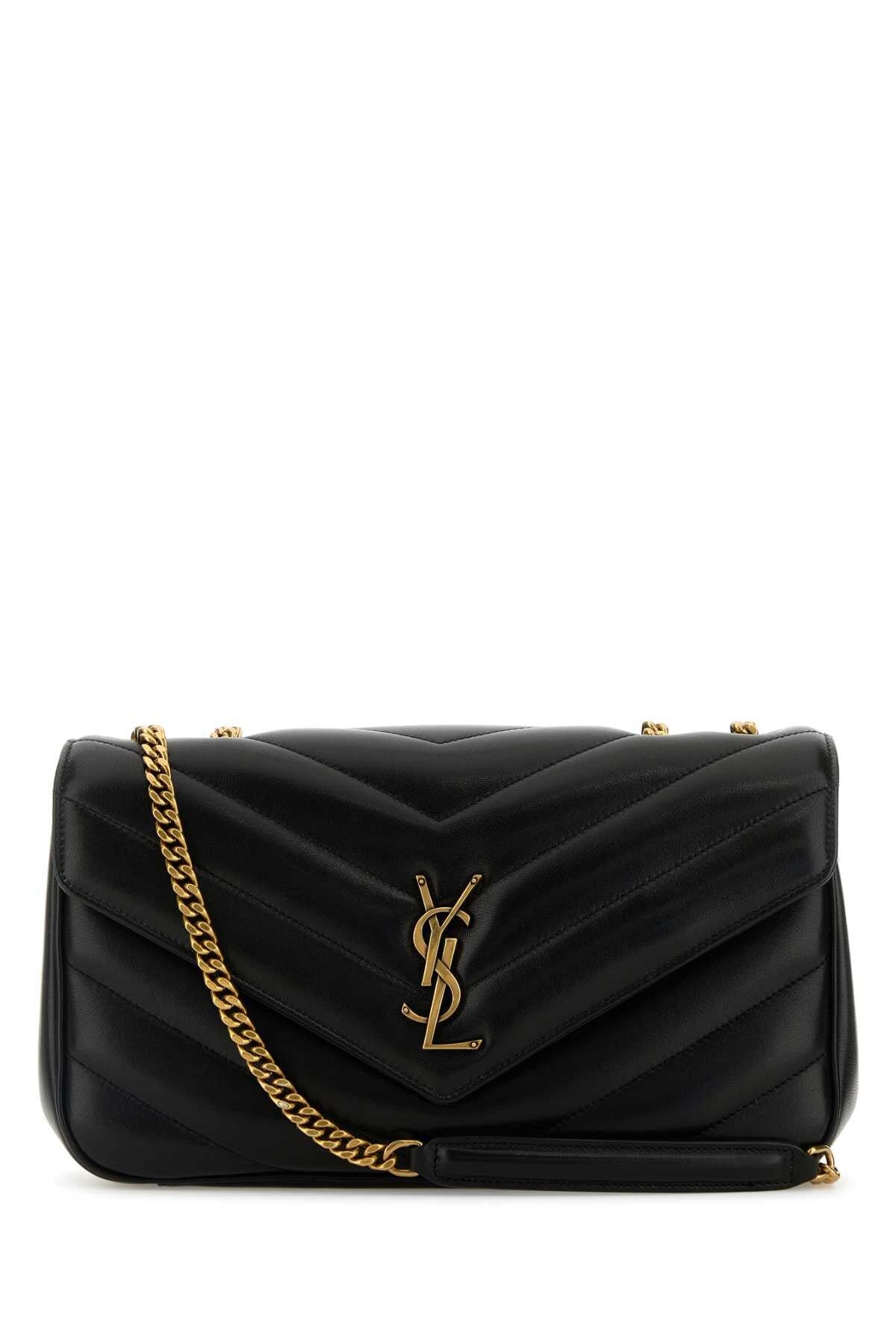 Saint Laurent YSL Loulou Medium Bag in Black