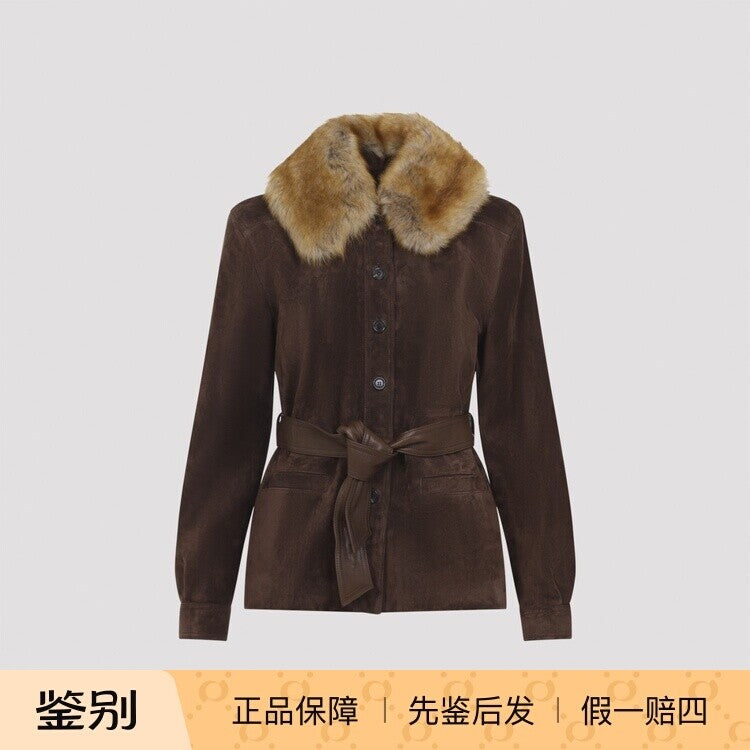 Saint Laurent Women's YSL Leather Jacket