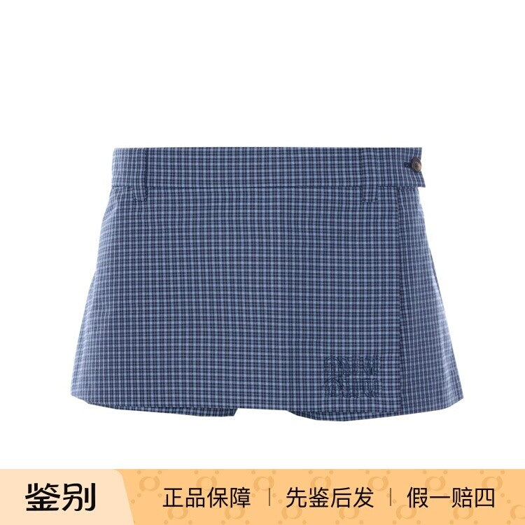 Miu Miu Mini Skirt in Blue