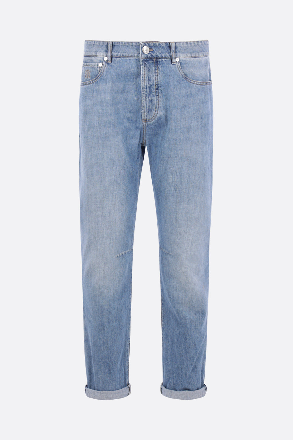 Brunello Cucinelli Men's Jeans in Light Blue