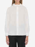 Saint Laurent Women's Shirt in Cotton Poplin in White