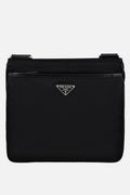 Prada Men's Crossbody Bag in Black Leather