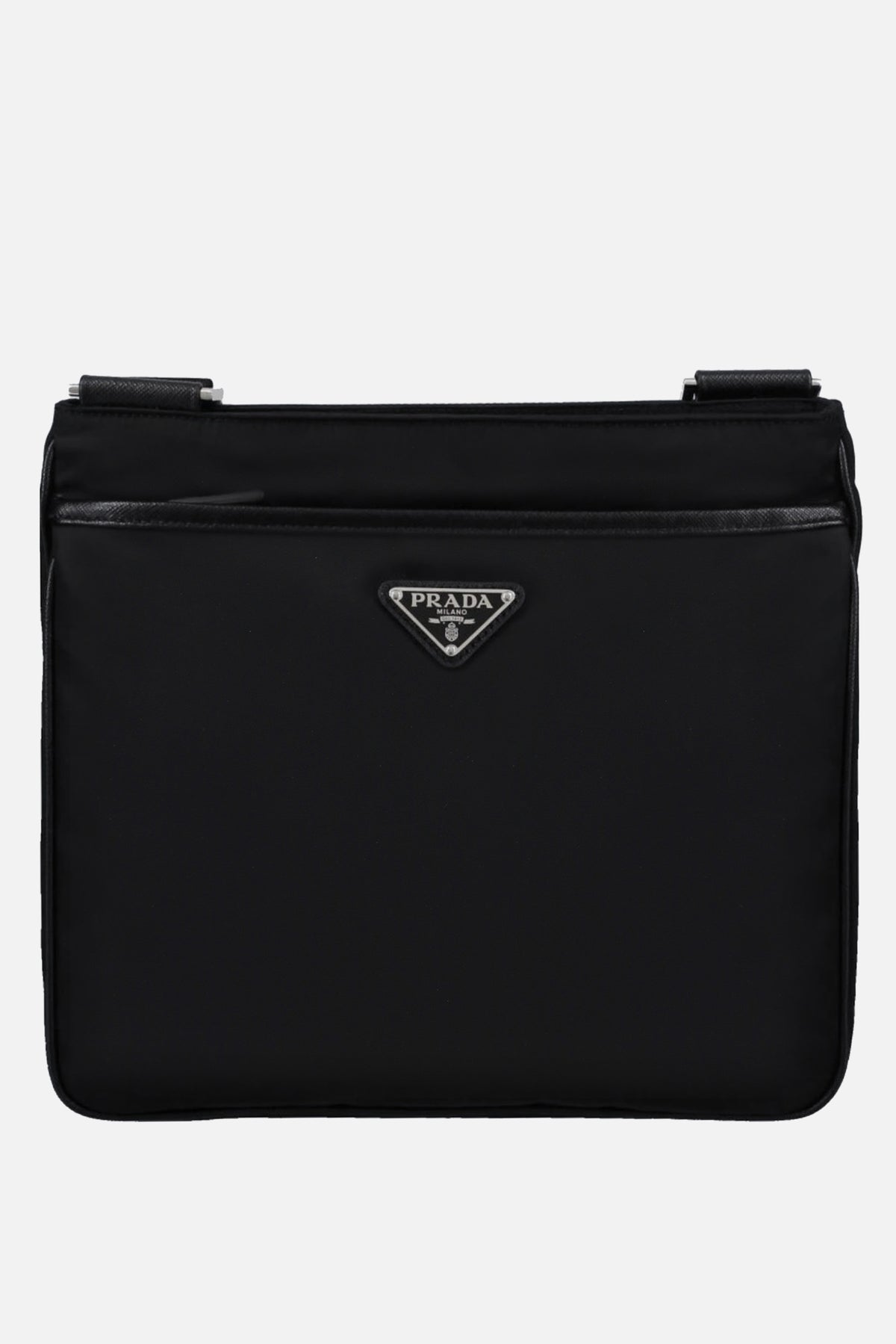Prada Men's Crossbody Bag in Black Leather