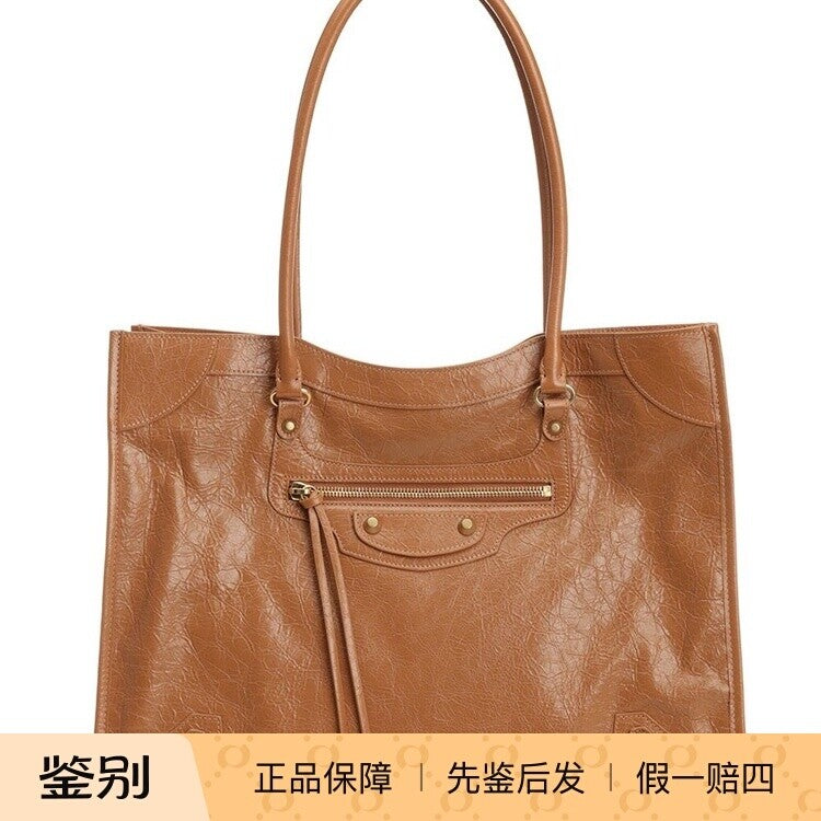 Balenciaga Women's Le City Medium Bag in Camel