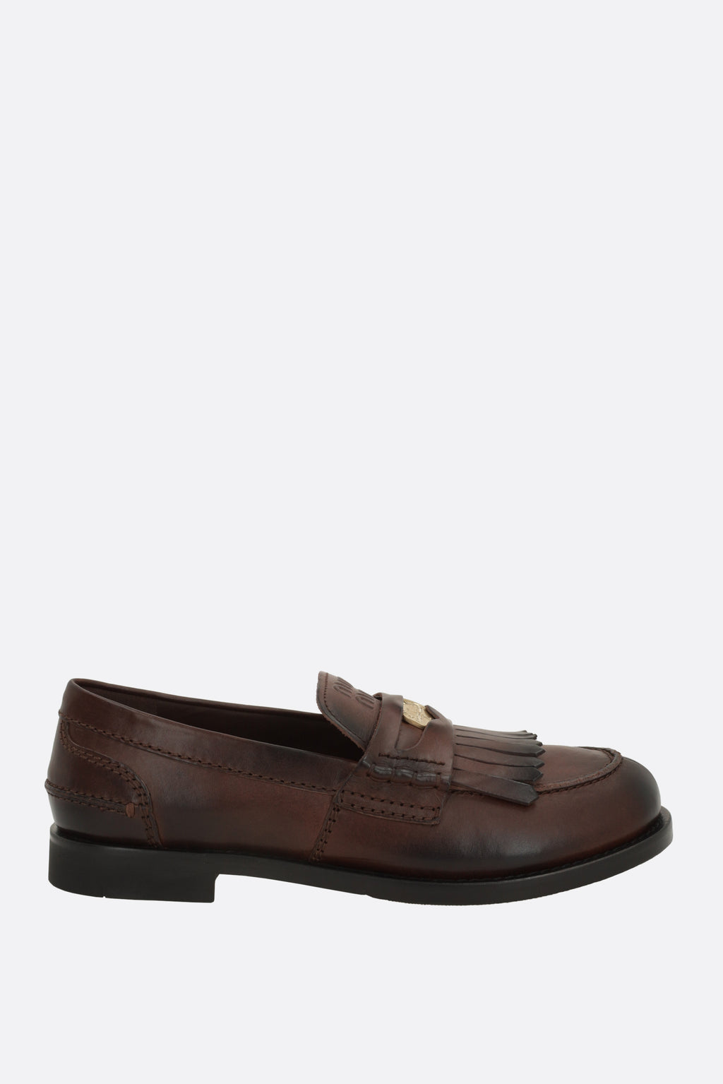 Miu Miu Women's Loafers in Caffe