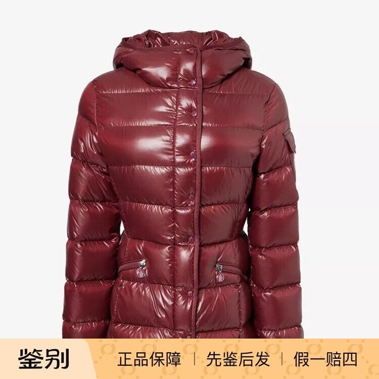 Moncler Women's Barante Down Jacket in Burgundy