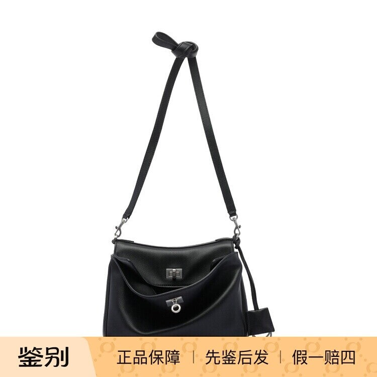 Balenciaga Men's Rodeo Small Shoulder Bag in Black