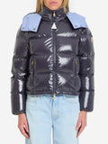 Moncler Women's Niveole Short Puffer Jacket in Blue