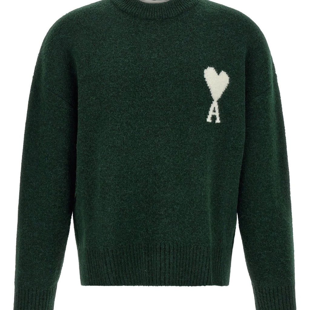 Ami Alexandre Mattiussi Ami Paris Adc Sweater in Green