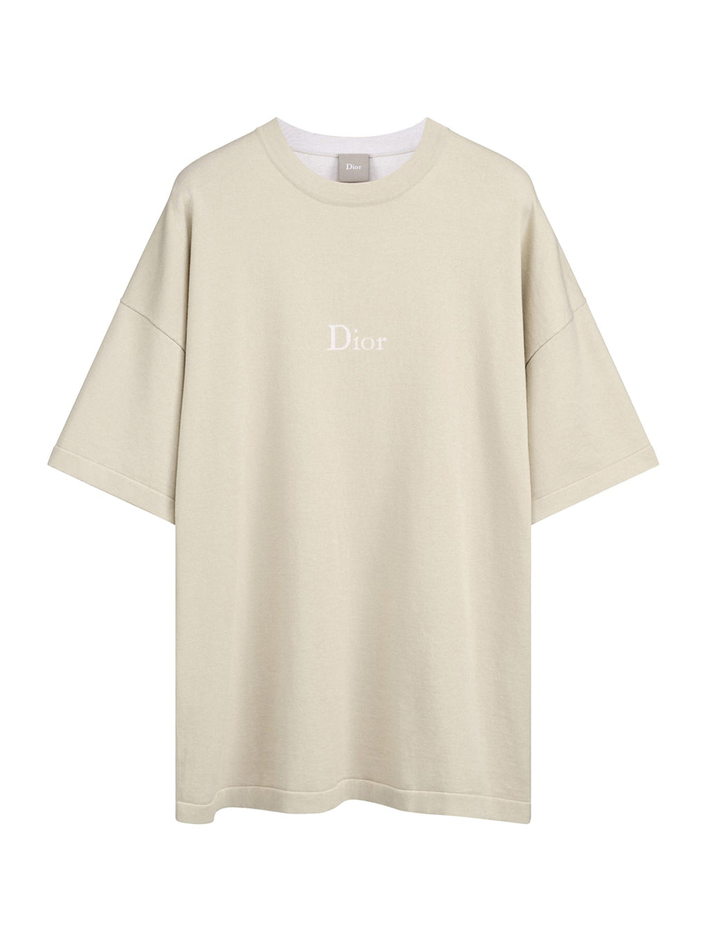 Christian Dior Men's T-SHIRT OVERSIZED FIT in Beige