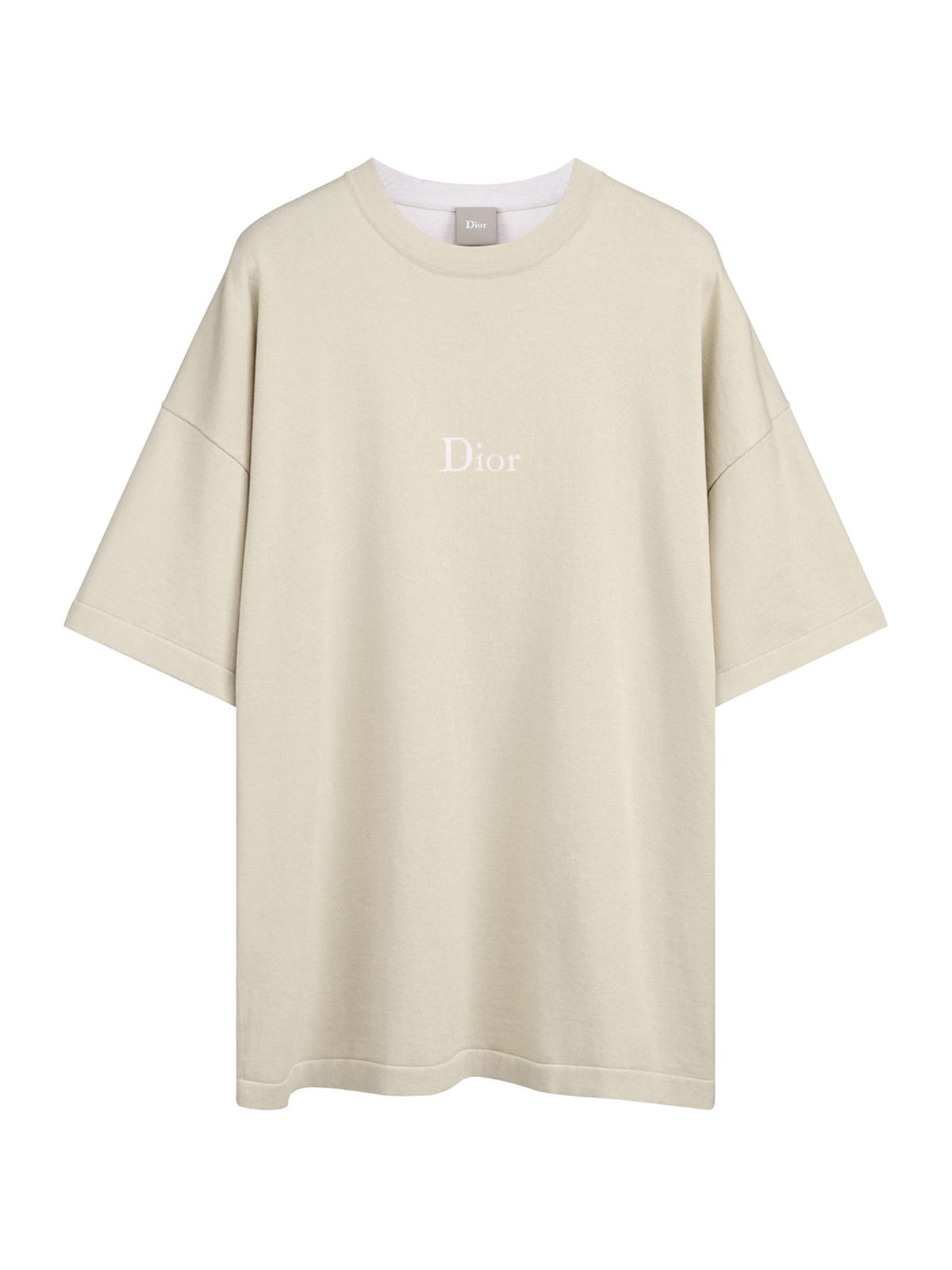 Christian Dior Men's T-SHIRT OVERSIZED FIT in Beige