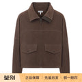 Loewe Women's Leather Jacket in Brown