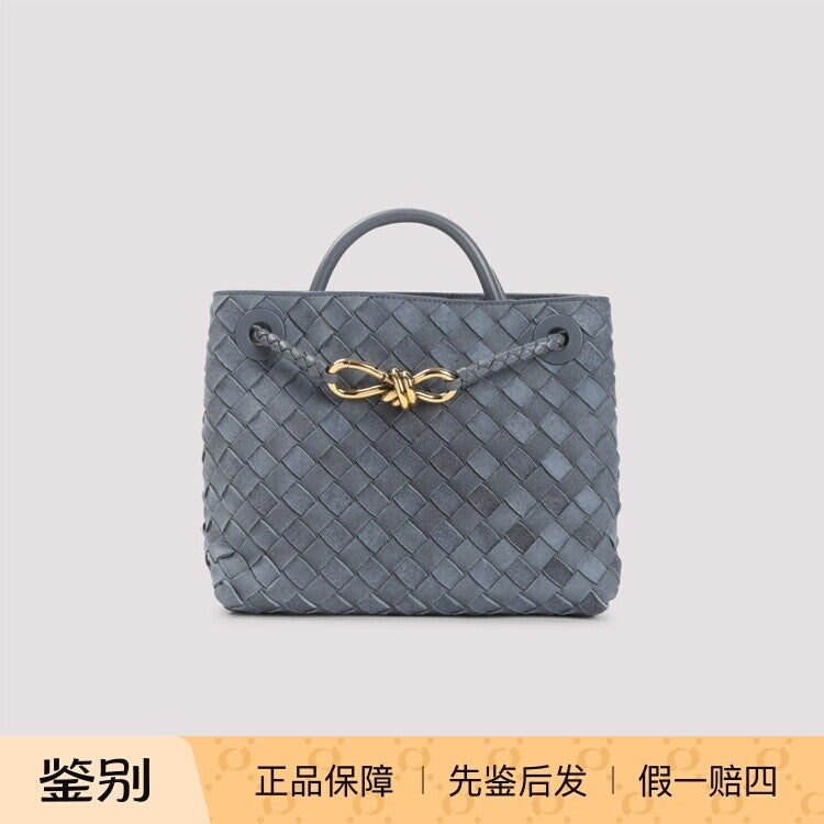 Bottega Veneta Women's Andiamo Small Bag in Blue