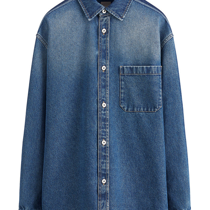 Dior Men's Overshirt Jacket in Blue