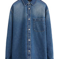 Dior Men's Overshirt Jacket in Blue