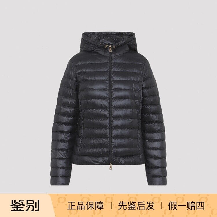 Moncler Women's Igelhood Down Jacket in Black