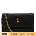 Saint Laurent Women's YSL Niki Mini Shoulder Bag in Black