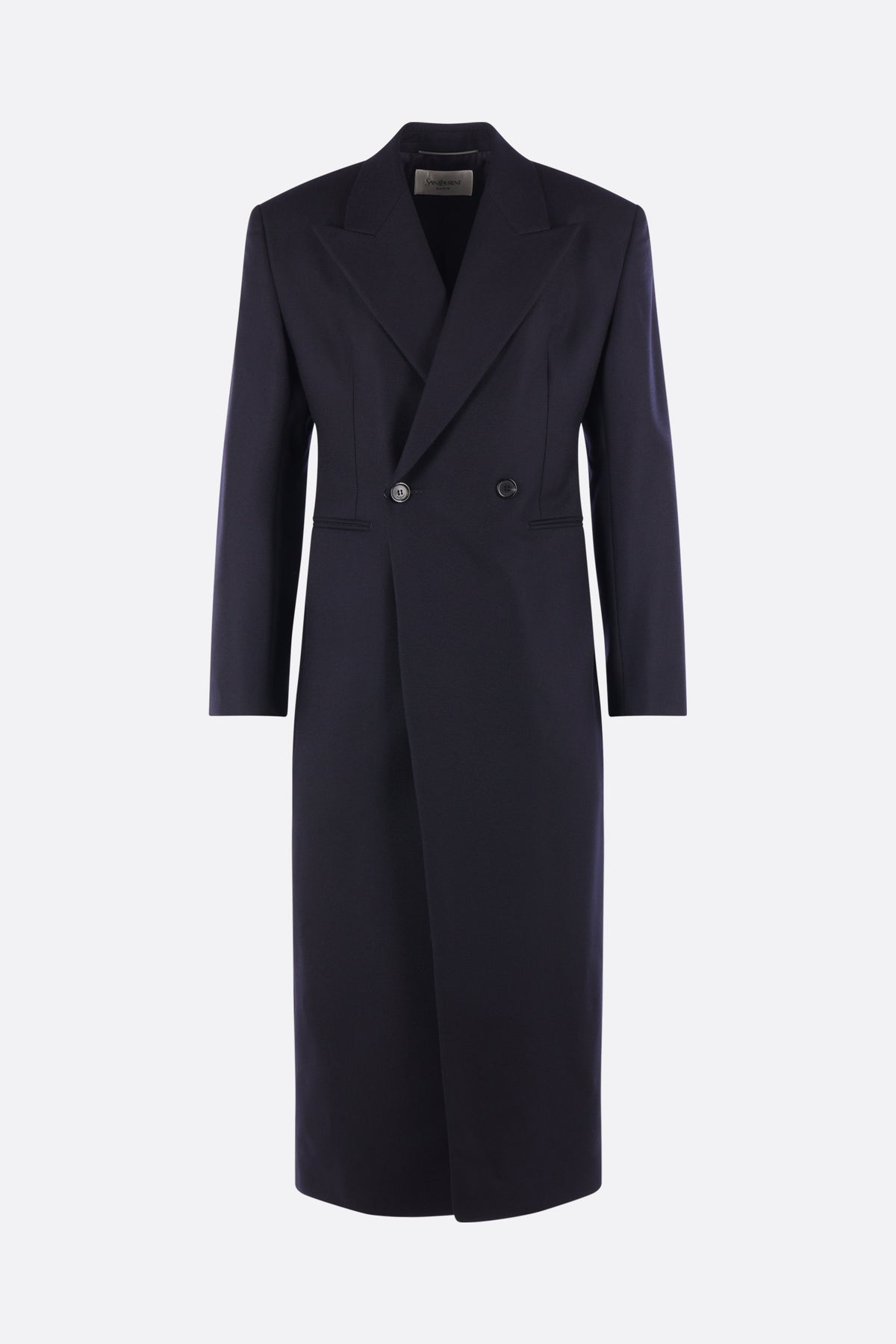 Saint Laurent Men's Coat in Marine