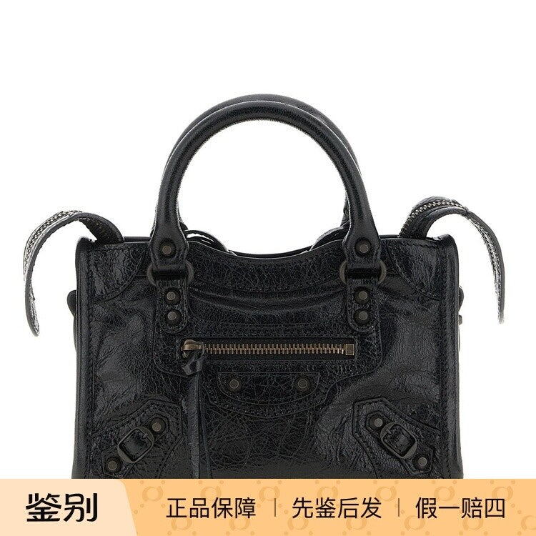 Balenciaga Women's Le City Nano Bag in Black
