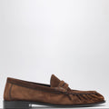 Saint Laurent Men's Le Loafers YSL Loafers in Brown