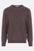 Brunello Cucinelli Men's Sweater in Dark Brown