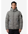 Stone Island Men's Econyl® Nylon Down Jacket in Grey