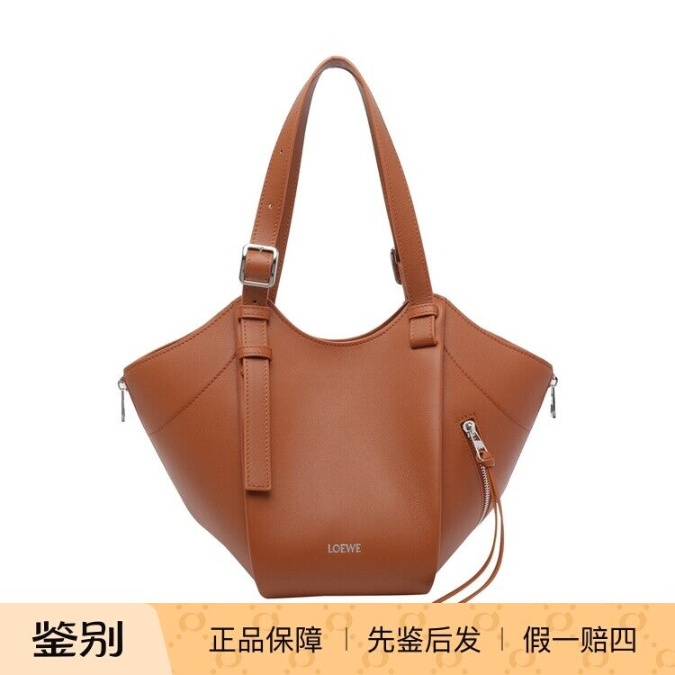 Loewe Women's Hammock Flip Bag in Brown