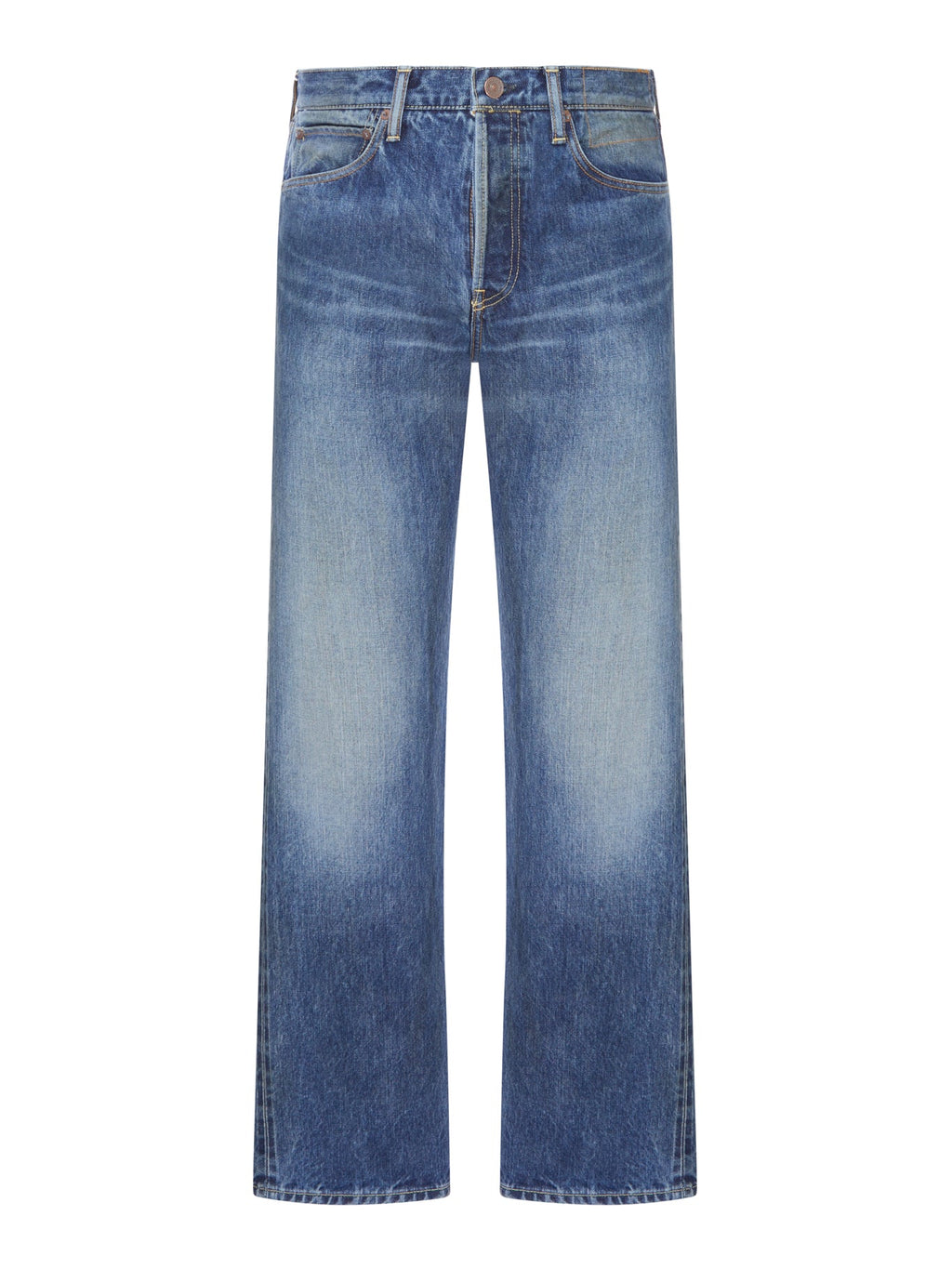 Visvim Men's SOCIAL JEANS WITH FIVE POCKET DESIGN in Blue