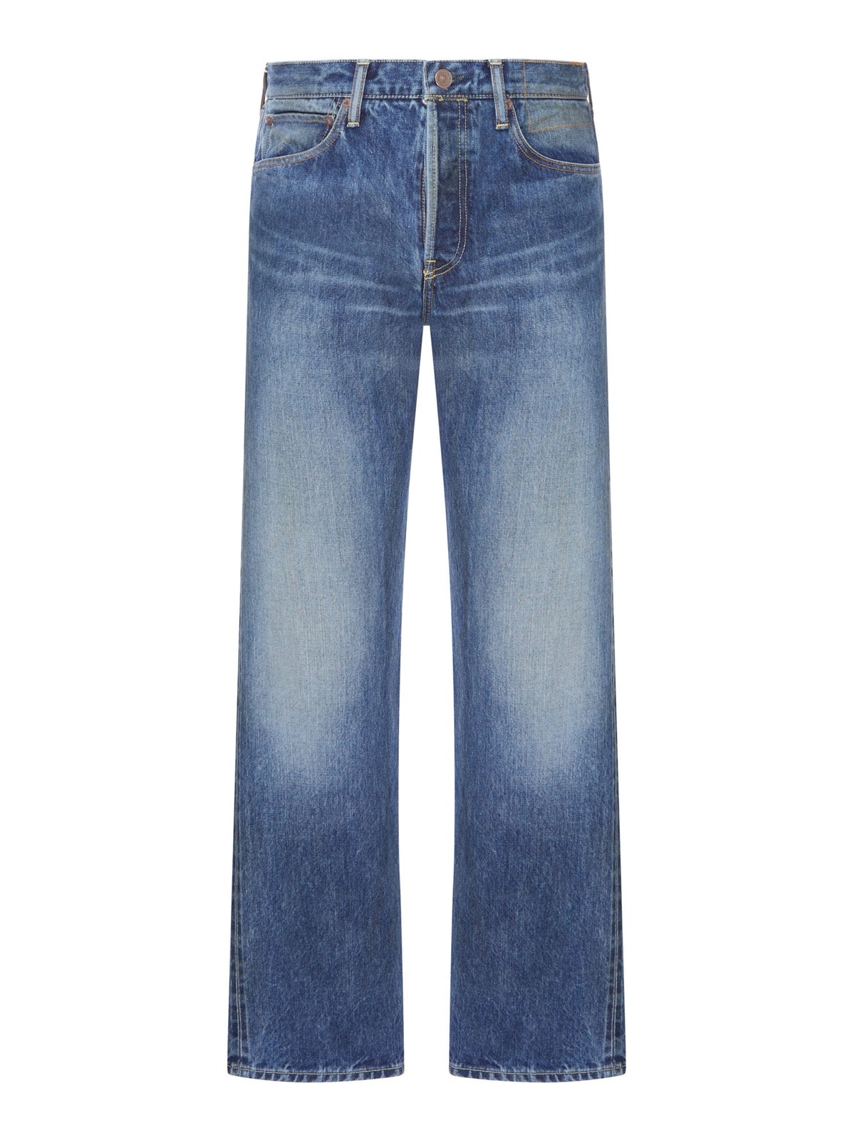 Visvim Men's SOCIAL JEANS WITH FIVE POCKET DESIGN in Blue