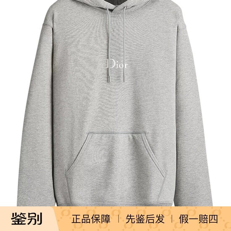 Dior Men's Hoodie in Grey