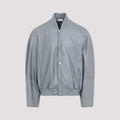 Fear of God Men's Leather Jacket in Grey