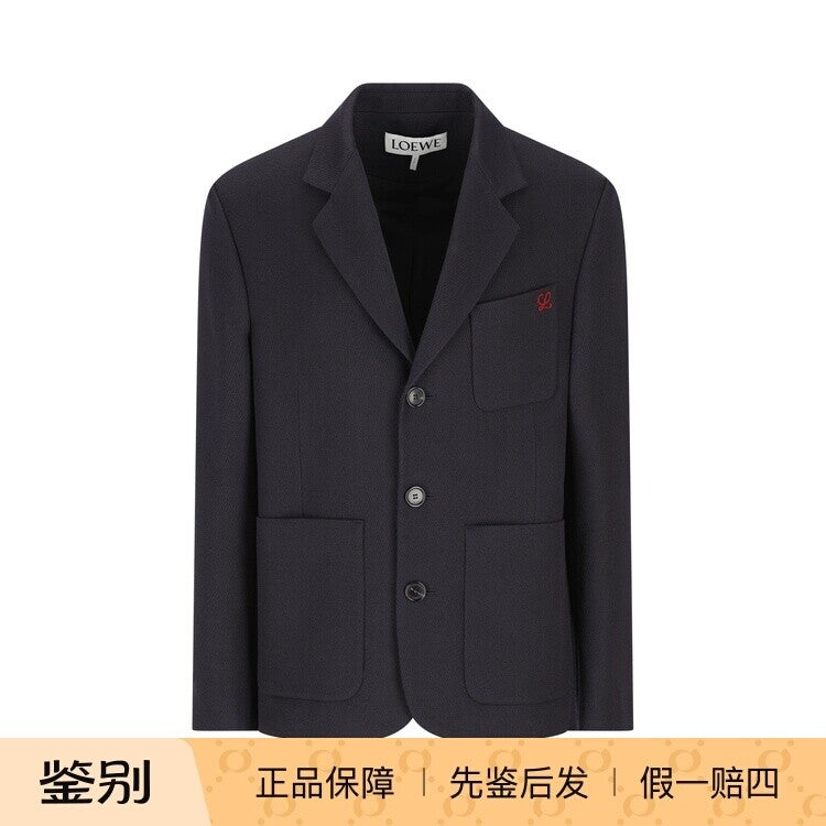 Loewe Men's Jacket in Blue