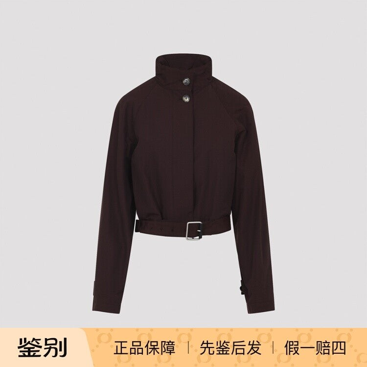 Loewe Women's Trench Coat in Burgundy