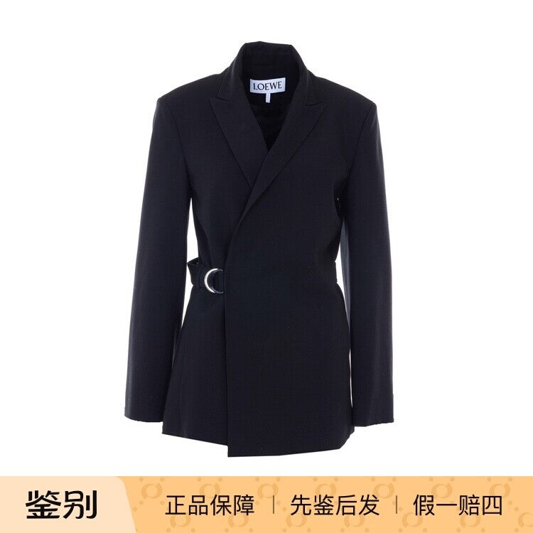 Loewe Women's Coat in Black