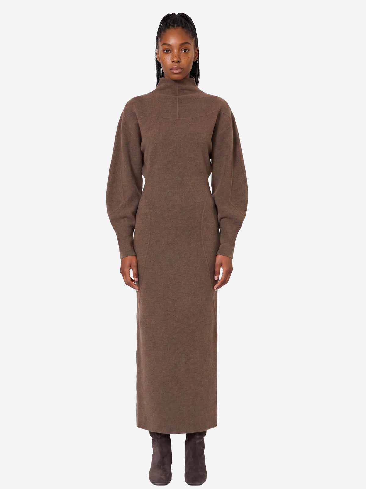 Max Mara Women's Tenuta Maxi Dress in Brown