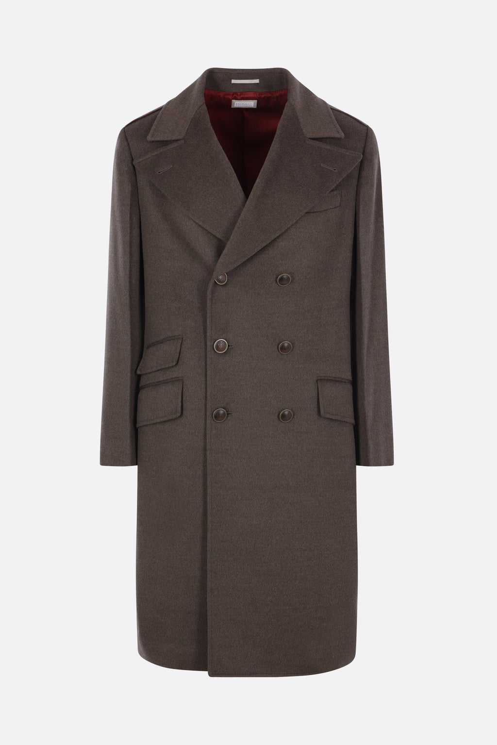 Brunello Cucinelli Men's Coat in Mud