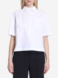 Gucci Women's Shirt with Embossed Logo in White