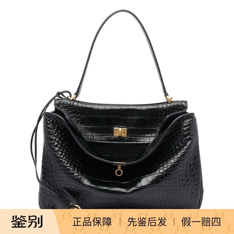 Balenciaga Women's Rodeo Medium Shoulder Bag in Black