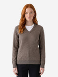 The Row Women's Taupe Grey Phora Sweater in Grey