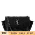Saint Laurent Women's YSL Niki Tripouch Bag in Black