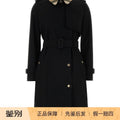 Burberry Women's Sandridge Trench Coat in Black