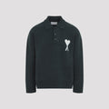Ami Alexandre Mattiussi Ami Paris Adc Polo Shirt in Green